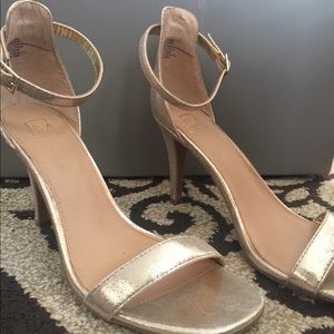 Material Girl Gold Heels